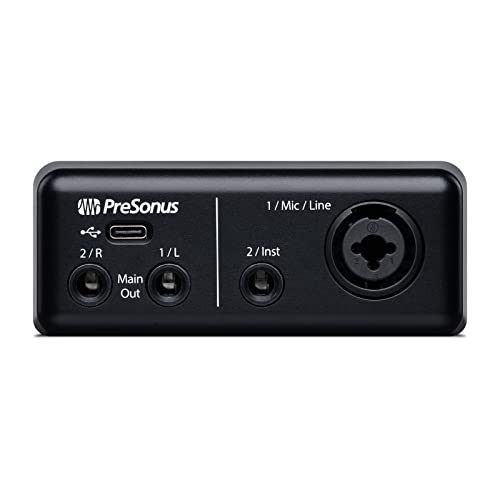 PreSonus AudioBox GO | USB-C Audio Interface for music production with Studio One DAW Recording Software, Music Tutorials, Sound Samples and Virtual Instruments PreSonus AudioBox GO | USB-C Audio Interface for music production with Studio One DAW Recording Software, Music Tutorials, Sound Samples and Virtual Instruments
